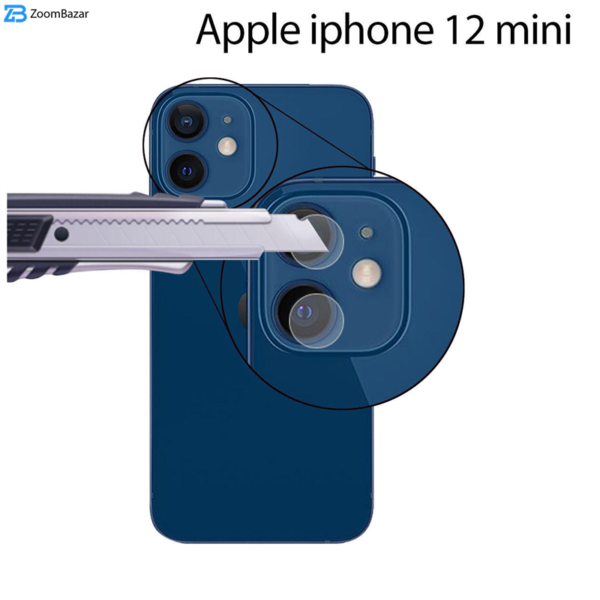 محافظ لنز دوربین بوف مدل Silc مناسب برای گوشی موبایل اپل Iphone 12