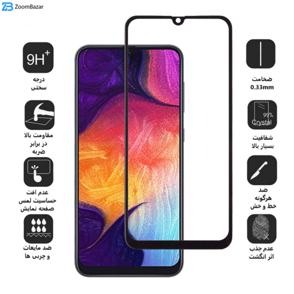 محافظ صفحه نمایش 5D بوف مدل F33 مناسب برای گوشی موبایل سامسونگ Galaxy A31