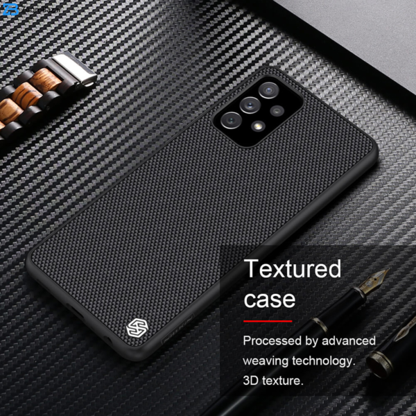 کاور نیلکین مدل Textured Nylon Fiber مناسب برای گوشی موبایل سامسونگ Galaxy A72 5G / 4G