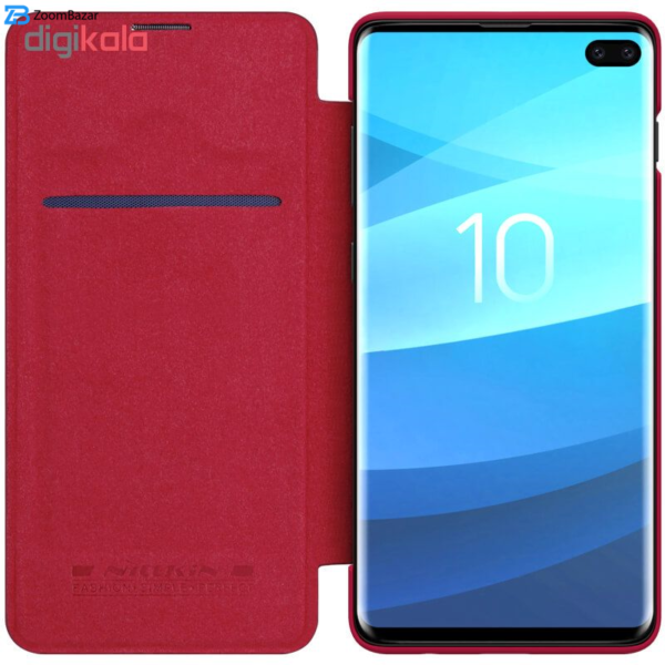 کیف کلاسوری نیلکین مدل Qin مناسب برای گوشی موبایل سامسونگ Galaxy S10 Plus