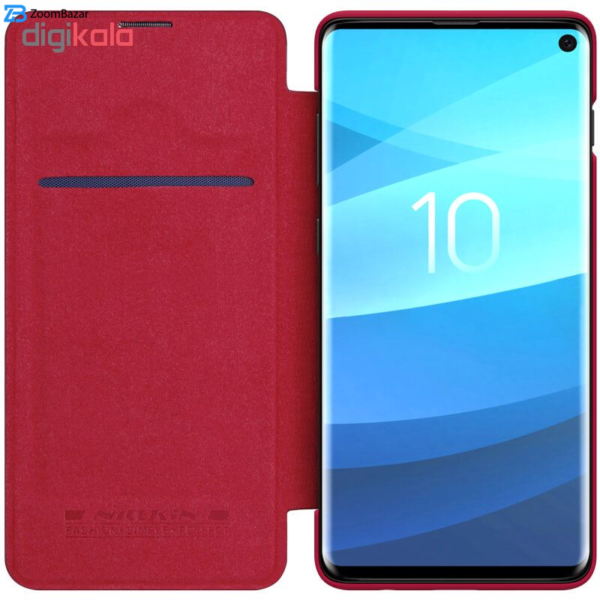 کیف کلاسوری نیلکین مدل Qin مناسب برای گوشی موبایل سامسونگ Galaxy S10