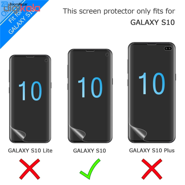 محافظ صفحه نمایش و پشت گوشی بوف مدل Hg01 مناسب برای گوشی موبایل سامسونگ Galaxy S10