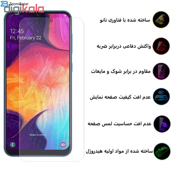 محافظ صفحه نمایش و پشت گوشی بوف مدل Hg01 مناسب برای گوشی موبایل سامسونگ Galaxy A30