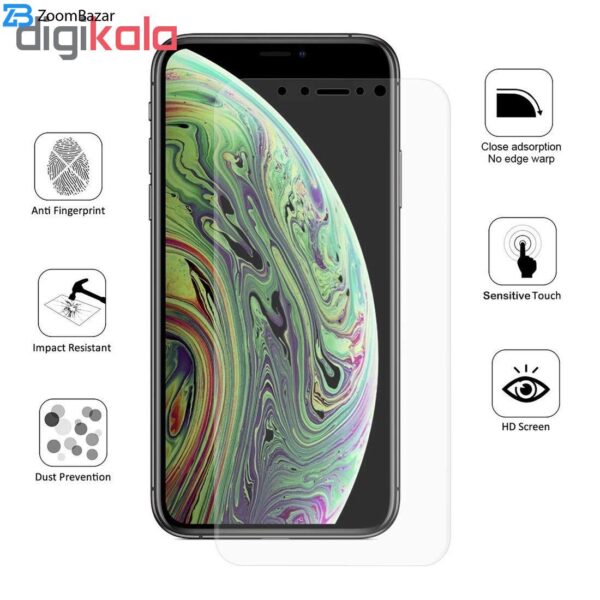 محافظ صفحه نمایش و پشت گوشی بوف مدل Hg01 مناسب برای گوشی موبایل اپل Iphone Xs