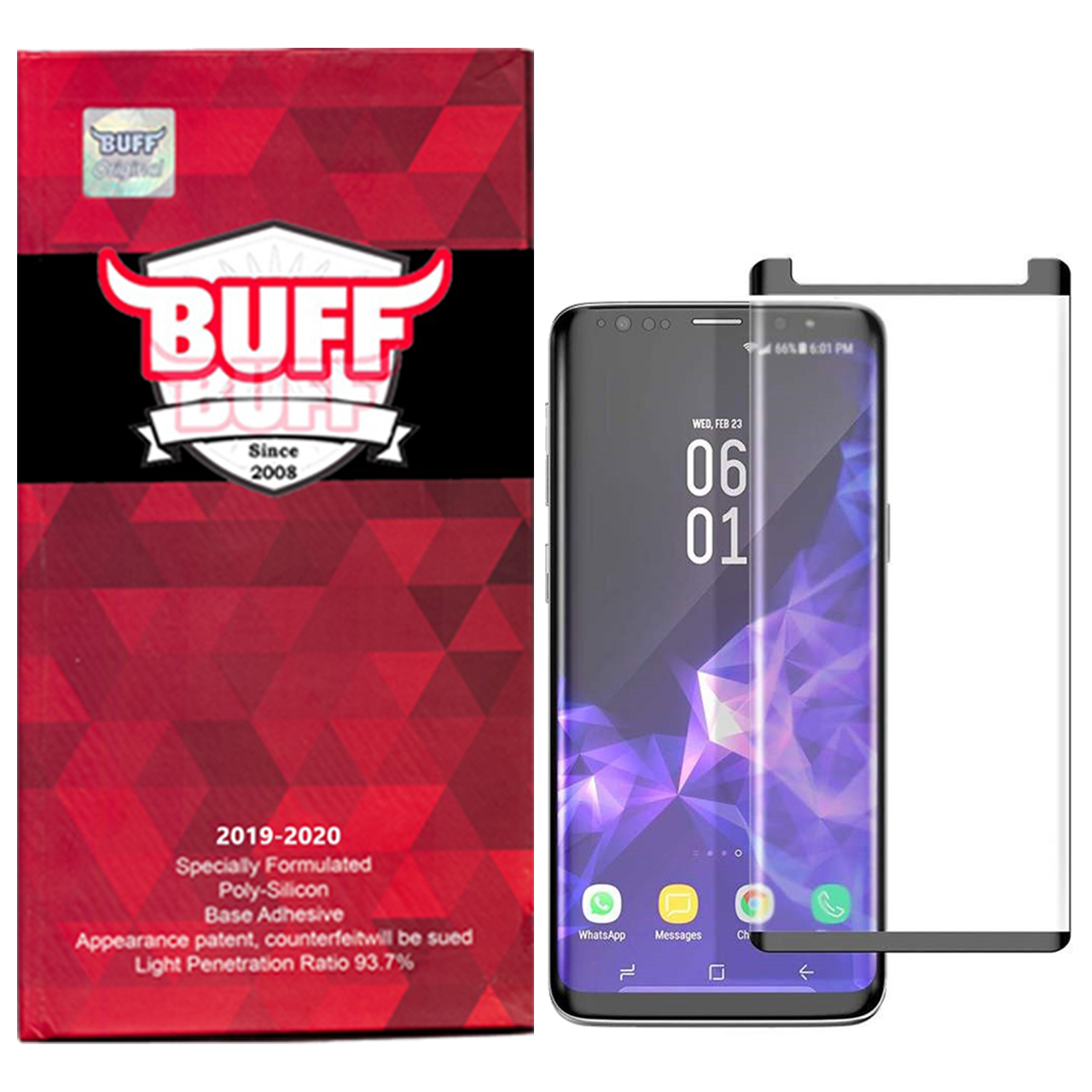 محافظ صفحه نمایش بوف مدل FgM33 مناسب برای گوشی موبایل سامسونگ Galaxy S8