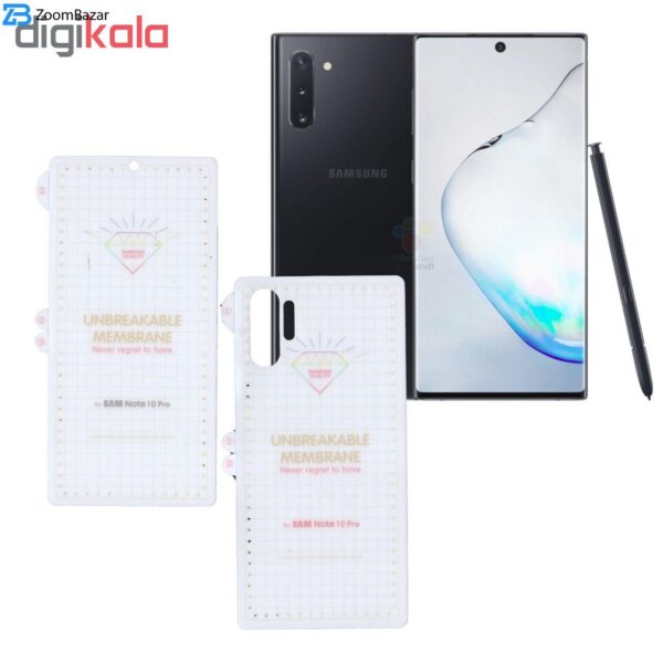 محافظ صفحه نمایش و پشت گوشی بوف مدل Hg01 مناسب برای گوشی موبایل سامسونگ Galaxy Note 10 Pro