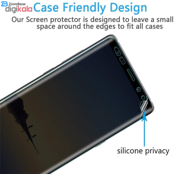 محافظ صفحه نمایش حریم شخصی بوف مدل Sp03 مناسب برای گوشی موبایل سامسونگ Galaxy Note 8