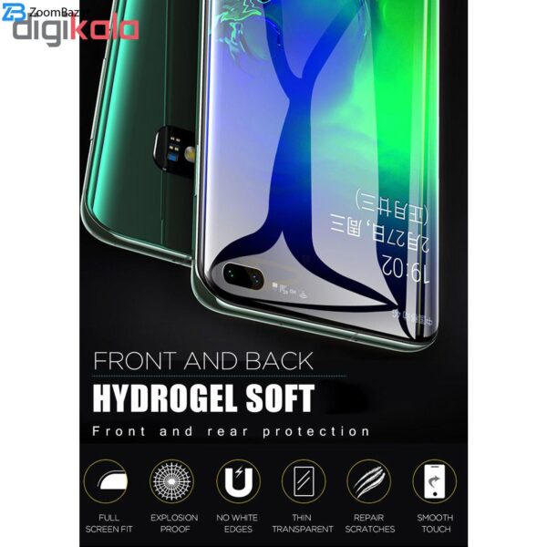 محافظ صفحه نمایش و پشت گوشی بوف مدل HgC15 مناسب برای گوشی موبایل سامسونگ Galaxy S10 Plus
