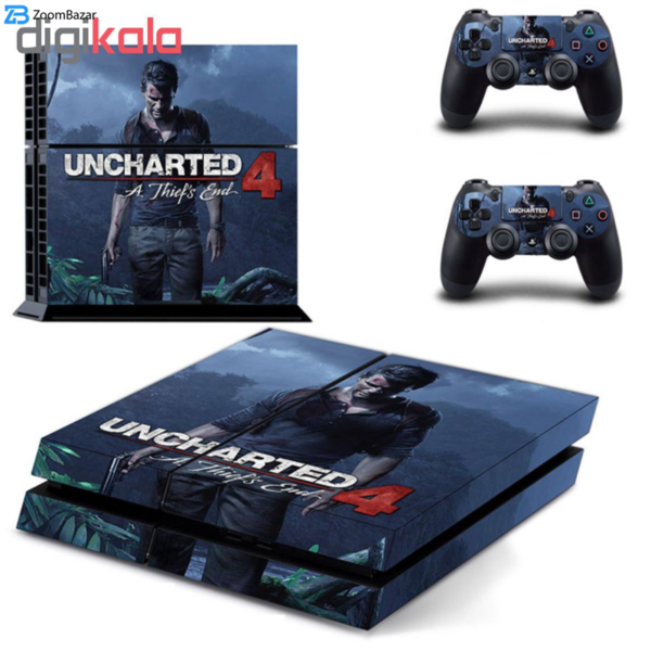 برچسب پلی استیشن 4 پرو طرح Uncharted