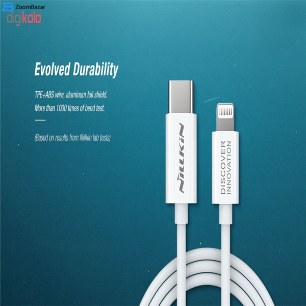 کابل تبدیل USB-C به لایتینینگ نیلکین مدل C94 طول 1 متر