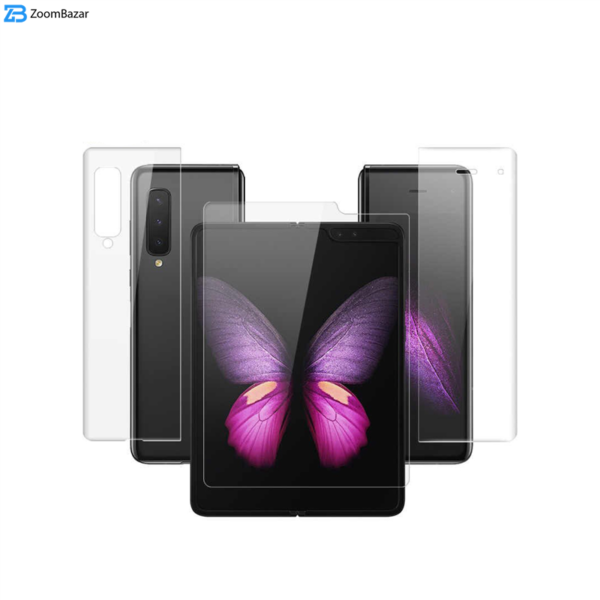 محافظ صفحه نمایش و پشت گوشی بوف مدل Hg01 مناسب برای گوشی موبایل سامسونگ Galaxy Fold