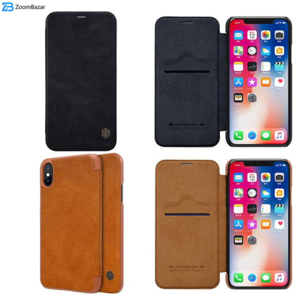 کیف کلاسوری نیلکین مدل Qin مناسب برای گوشی موبایل اپل Iphone X/XS