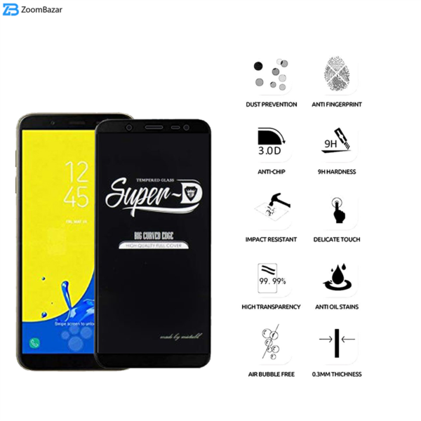 محافظ صفحه نمایش میتوبل مدل R-Super مناسب برای گوشی موبایل سامسونگ Galaxy J6 Plus