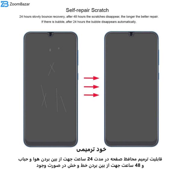 محافظ صفحه نمایش بوف مدل HgM15 مناسب برای گوشی موبایل سامسونگ Galaxy A91