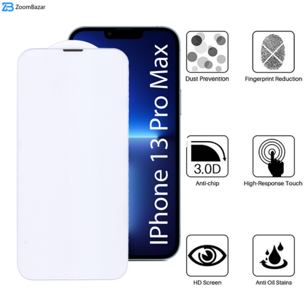 محافظ صفحه نمایش 5D بوف مدل FP33 مناسب برای گوشی موبایل اپل Iphone 13 Pro Max
