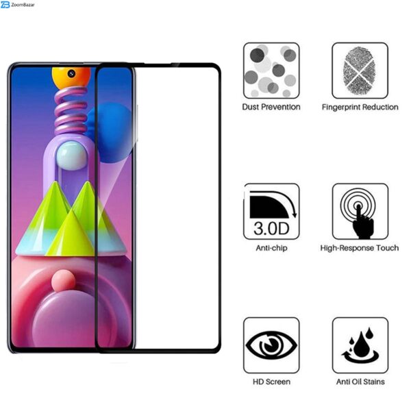 محافظ صفحه نمایش سرامیکی بوف مدل CF9 مناسب برای گوشی موبایل سامسونگ Galaxy M51