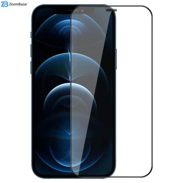 محافظ صفحه نمایش نیلکین مدل Amazing 2-in-1 HD مناسب برای گوشی اپل iPhone 12 Pro به همراه محافظ لنز دوربین