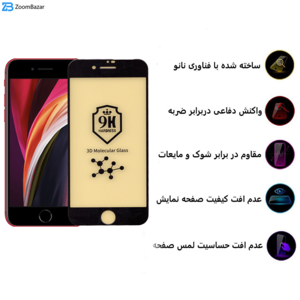 محافظ صفحه نمایش بوف مدل CRY مناسب برای گوشی موبایل اپلIphone se 2020