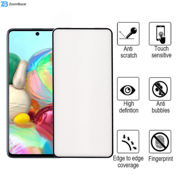 محافظ صفحه نمایش سرامیکی بوف مدل CF9 مناسب برای گوشی موبایل سامسونگ Galaxy A72 / A71 / S10 Lite / M51 / Note 10 Lite