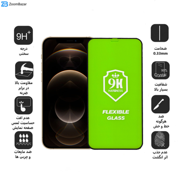 محافظ صفحه نمایش بوف مدل Nfx مناسب برای گوشی موبایل اپلIphone 12 Pro Max