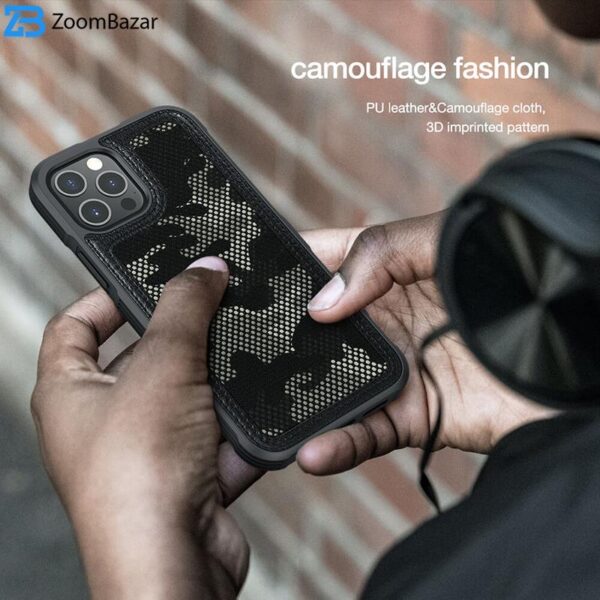 کاور نیلکین مدل Camo مناسب برای گوشی موبایل اپل IPhone 12 Pro Max