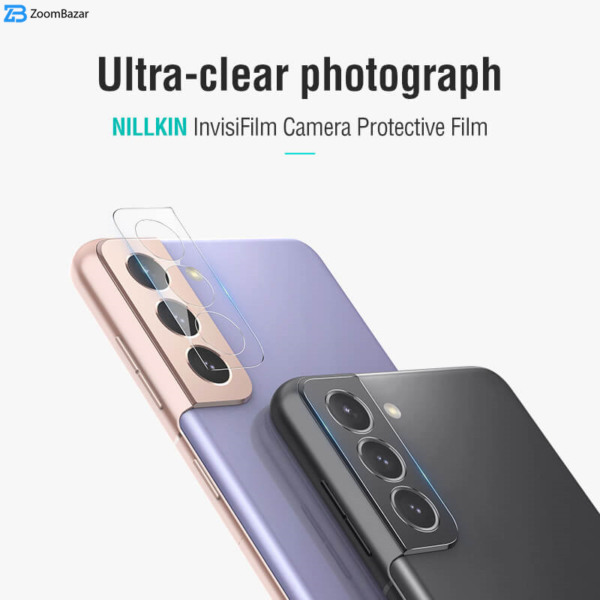 محافظ لنز دوربین نیلکین مدل InvisiFilm مناسب برای گوشی موبایل سامسونگ Galaxy s21