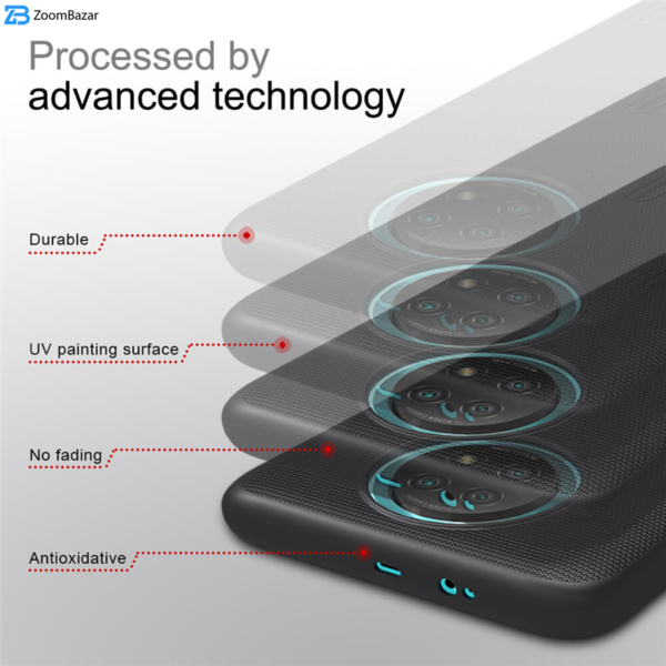 کاور نیلکین مدل Frosted Shield مناسب برای گوشی موبایل شیائومی Redmi Note 9T/ Note 9 5G
