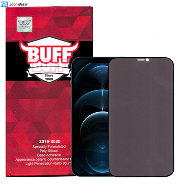 محافظ صفحه نمایش سرامیکی حریم شخصی بوف مدل CFPr9 مناسب برای گوشی موبایل اپل iphone 12 Pro Max
