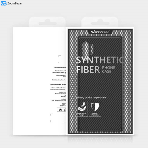 کاور نیلکین مدل SYNTHETIC FIBER مناسب برای گوشی موبایل سامسونگ Galaxy Note 10 plus