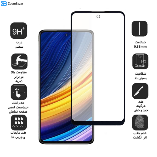 محافظ صفحه نمایش مات بوف مدل Fm33 مناسب برای گوشی موبایل شیائومی Mi Poco X3 Pro