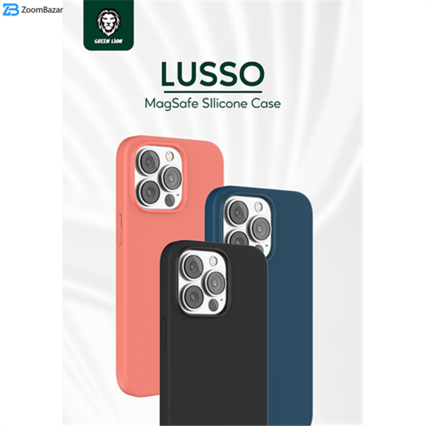 کاور گرین مدل Lusso-Magsafe مناسب برای گوشی موبایل اپل Iphone 12 / 12 Pro