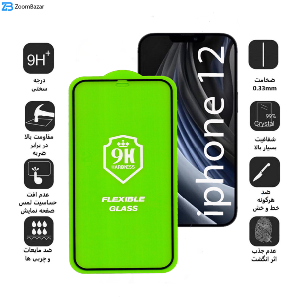 محافظ صفحه نمایش بوف مدل Nfx مناسب برای گوشی موبایل اپل Iphone 12