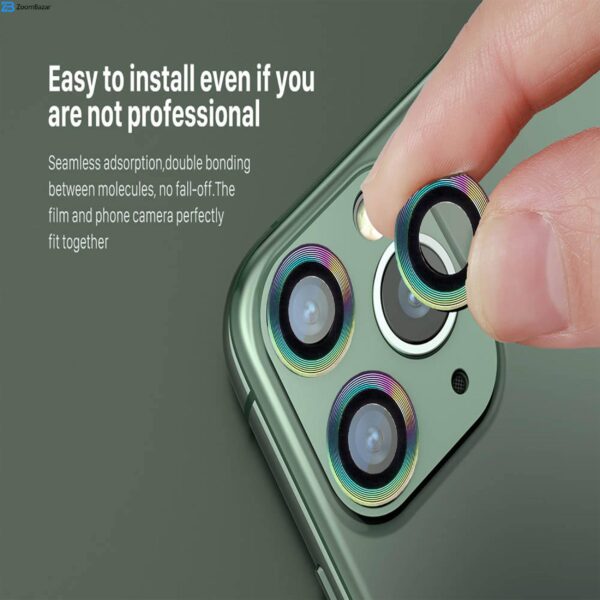 محافظ لنز دوربین بوف مدل CLRfilm مناسب برای گوشی موبایل اپل iphone 11 Pro Max