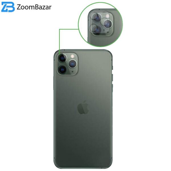 محافظ لنز دوربین بوف مدل Silc مناسب برای گوشی موبایل اپل iphone 11pro