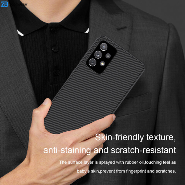 کاور نیلکین مدل Synthetic fiber مناسب برای گوشی موبایل سامسونگ Galaxy A72
