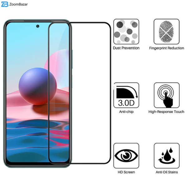محافظ صفحه نمایش سرامیکی بوف مدل CF9 مناسب برای گوشی موبایل شیائومی Redmi Note 10 4G/Redmi Note 10s