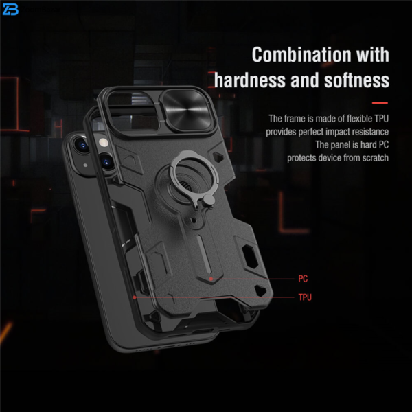 کاور نیلکین مدل CamShield Armor مناسب برای گوشی موبایل اپل iPhone 13