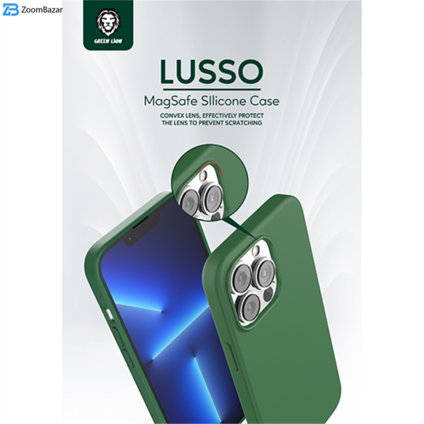 کاور گرین مدل Lusso-Magsafe مناسب برای گوشی موبایل اپل Iphone 12 / 12 Pro