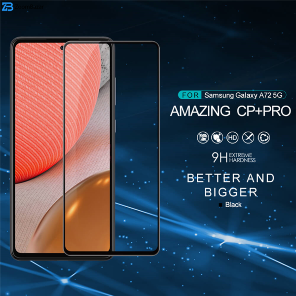 محافظ صفحه نمایش نیلکین مدل CP Plus Pro مناسب برای گوشی موبایل سامسونگ Galaxy A72 4G, A72 5G