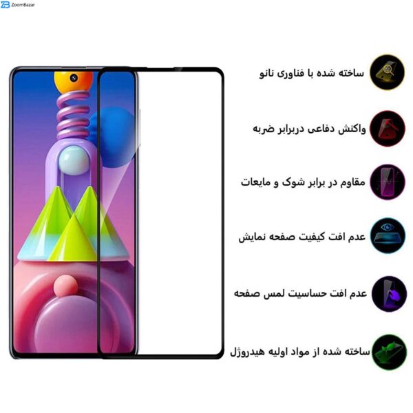 محافظ صفحه نمایش سرامیکی بوف مدل CF9 مناسب برای گوشی موبایل سامسونگ Galaxy M51