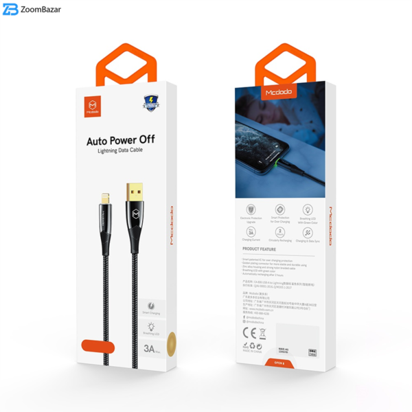 کابل تبدیل USB به لایتنینگ مک دودو مدل CA-8060 طول 1.2 متر