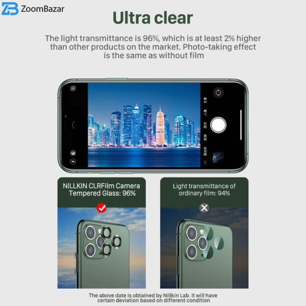 محافظ لنز دوربین نیلکین مدل CLRfilm مناسب برای گوشی موبایل اپل Iphone 11 Pro / Pro Max