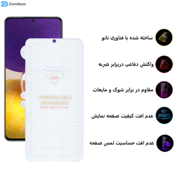 محافظ صفحه نمایش بوف مدل Hg15 مناسب برای گوشی موبایل سامسونگ Galaxy A82/S20 Plus/S21 Plus/Meizu 18 Pro / شیائومی Redmi K40/Redmi K40 Pro