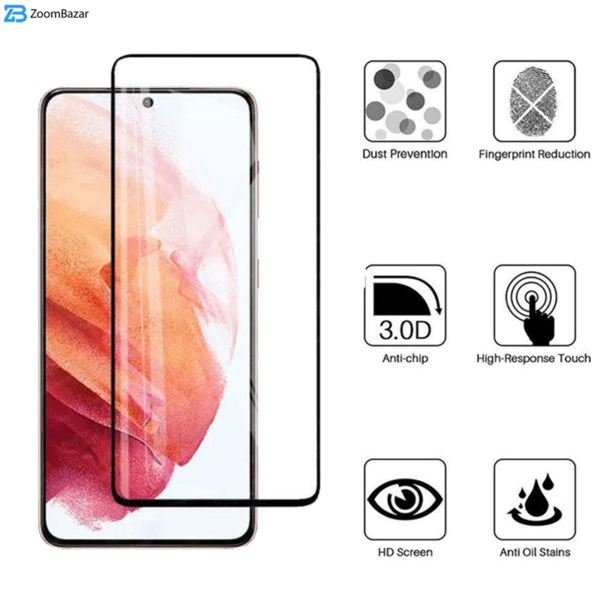 محافظ صفحه نمایش 5D بوف مدل F33 مناسب برای گوشی موبایل سامسونگ Galaxy S21 Plus