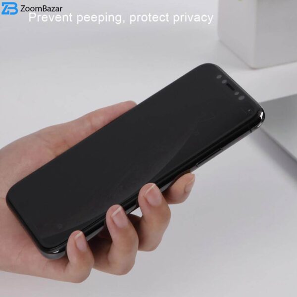 محافظ صفحه نمایش سرامیکی حریم شخصی گرین مدل Unbreakable-Privacy مناسب برای گوشی موبایل اپل IPhone 11 Pro Max / Xs Max