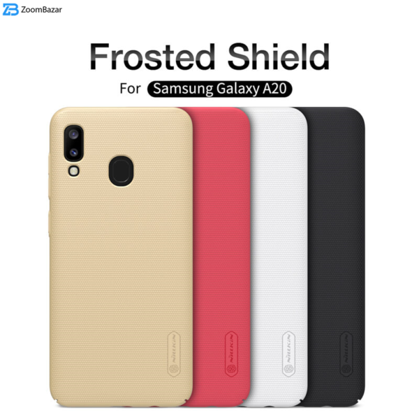 کاور نیلکین مدل Frosted Shield مناسب برای گوشی موبایل سامسونگ Galaxy A20