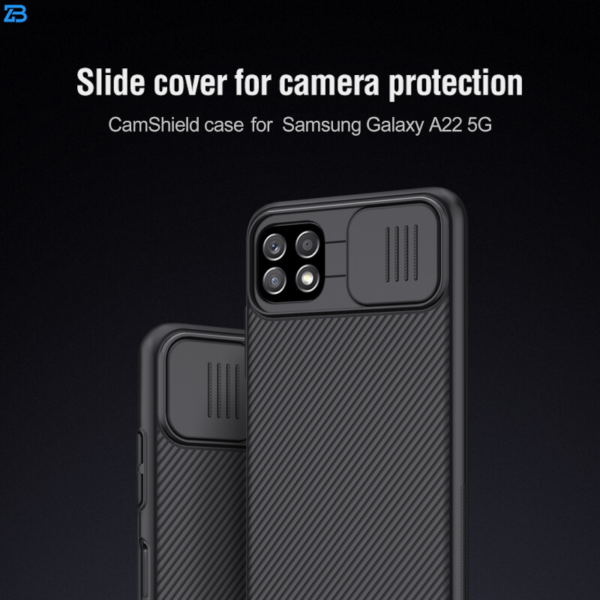 کاور نیلکین مدل CamShield مناسب برای گوشی موبایل سامسونگ Galaxy A22 5G