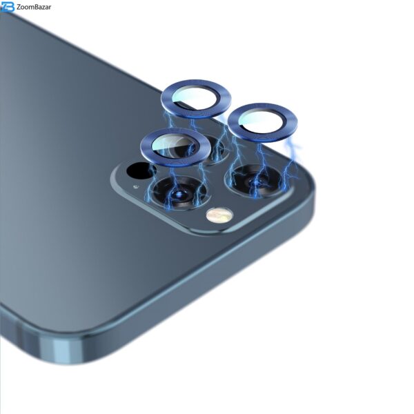 محافظ لنز دوربین گرین مدل IRON CAMERA مناسب برای گوشی موبایل اپل iPhone 12 Pro Max