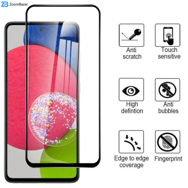 محافظ صفحه نمایش 5D بوف مدل F33 مناسب برای گوشی موبایل سامسونگ Galaxy A52s /A51 5G