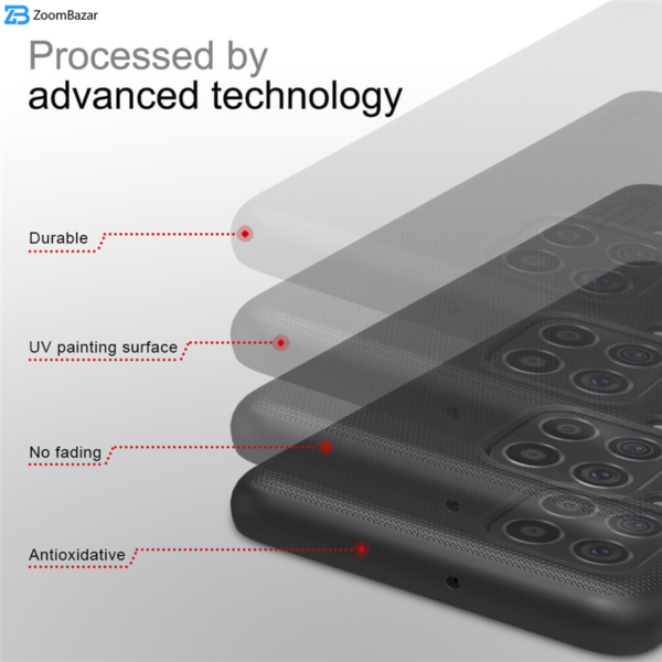 کاور نیلکین مدل Frosted Shield مناسب برای گوشی موبایل سامسونگ Galaxy F62 / M62